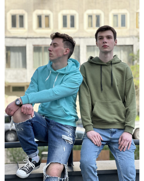 Худі чоловіче в кольорі хакі