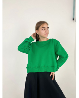 Оверсайз світшот зелений