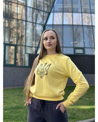 Реглан лимонний з гербом