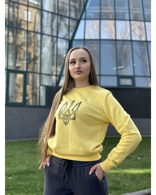 Реглан лимонний з гербом